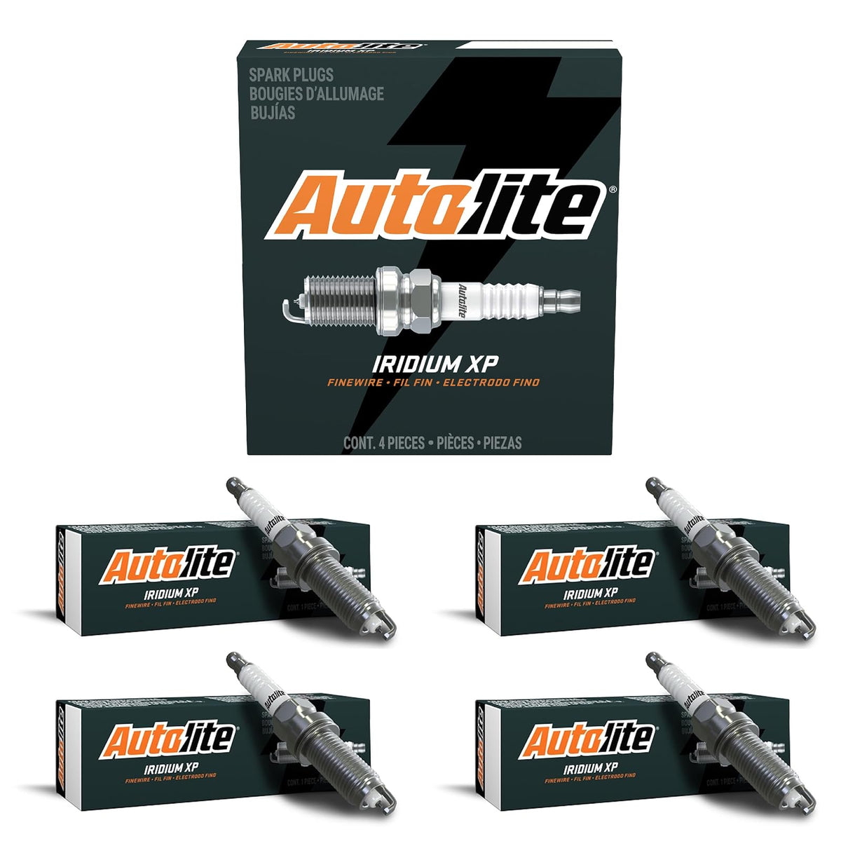 Autolite XP5701 Iridium XP Spark Plug | Sustituye a 3479 6711 445 1402. Centro de alambre fino de iridio de 0,6 mm para chispas enfocadas, respuesta más nítida y
