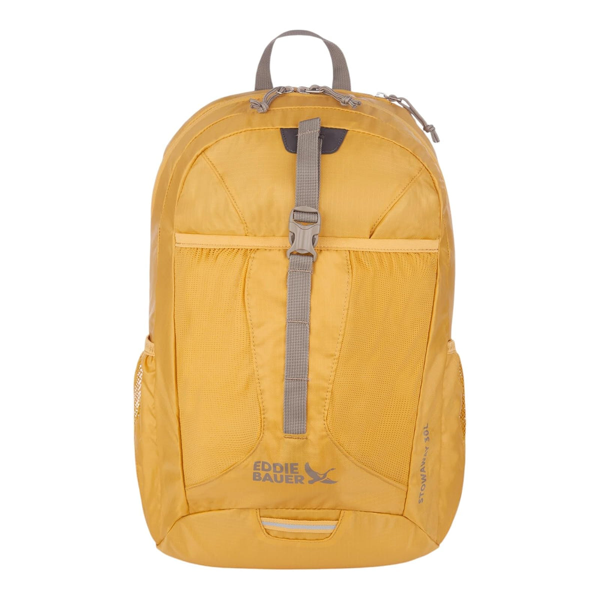 Eddie Bauer Stowaway Packable Backpack - Made from Ripstop Polyester mochilas de senderismo Unisex adulto - 20l - Oro de campo
