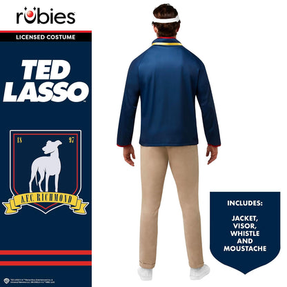 Rubie's Ted Lasso Costume Kit Disfraces de tamaño adulto Para hombres