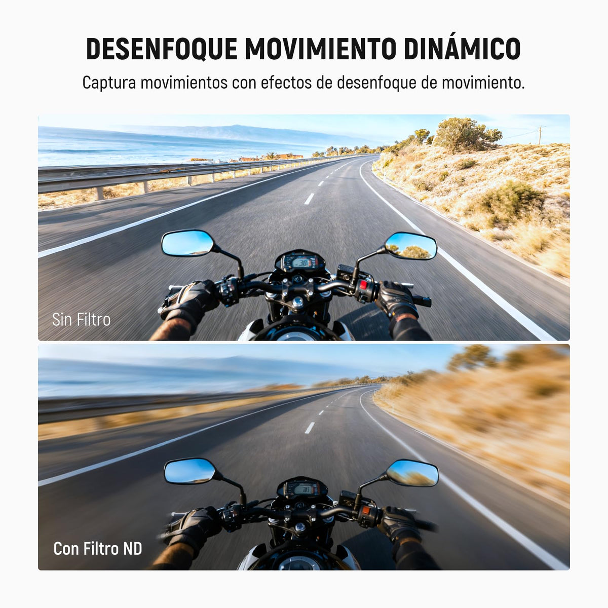 NEEWER Filter Set ND Compatible con dji Osmo Nano (ND8/16/32/64/UV/CPL), Atornillar Cámara Acción Filtro Objetivo Multicapa Cristal Óptico Accesorios Templado Cristal Protector Pantalla, 6 Paquetes