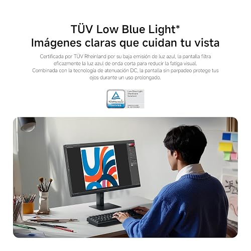 XIAOMI Monitor A24i 2026 23.8 Pulgadas Panel Fast IPS | FHD (1920×1080), Panel Fast IPS, 144 Hz Refresh Rate, 99% sRGB, 300 nits, Certificación Low Blue Light, Diseño ultradelgado