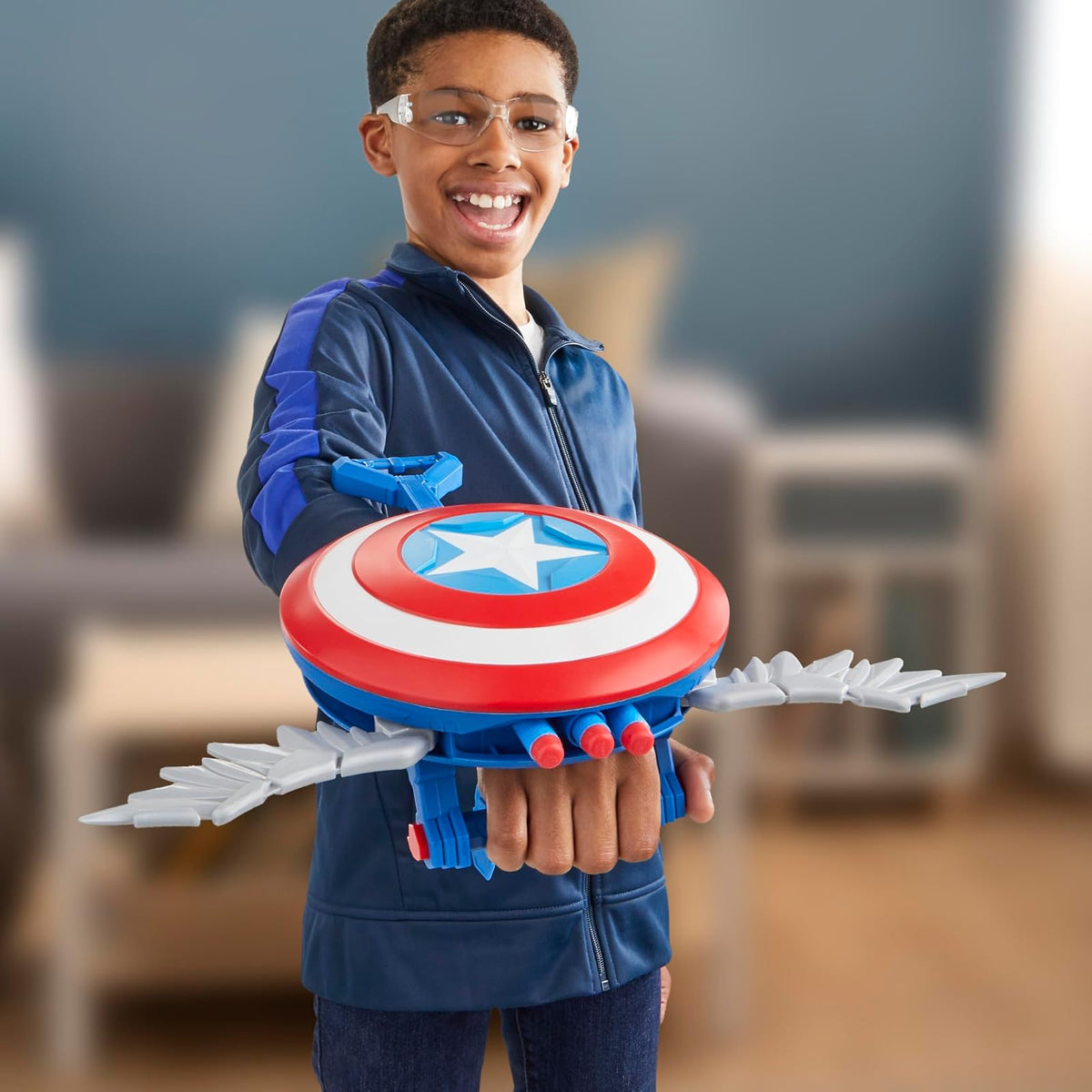 Marvel Studios - Capitán América: Brave New World - NERF - Escudo lanzadardos
