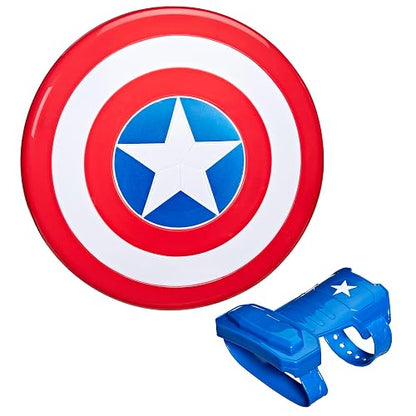 Avengers Figura de Acción Capitán América, Escudo Magnético, Incluye 1 Escudo, 60 Meses-96 Meses