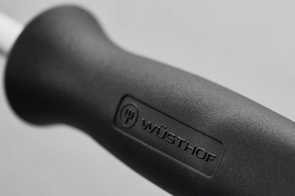 Wüsthof Afilador de Cuchillos Negro 22.86cm | Barra de acero inoxidable, 9 pulgadas, forjado de precisión