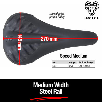 Sillín de bicicleta WTB Speed Medium Sillín