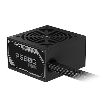 GIGABYTE Fuente De Poder 650W GP-P650G-PG5, 80 Plus Gold, Negro