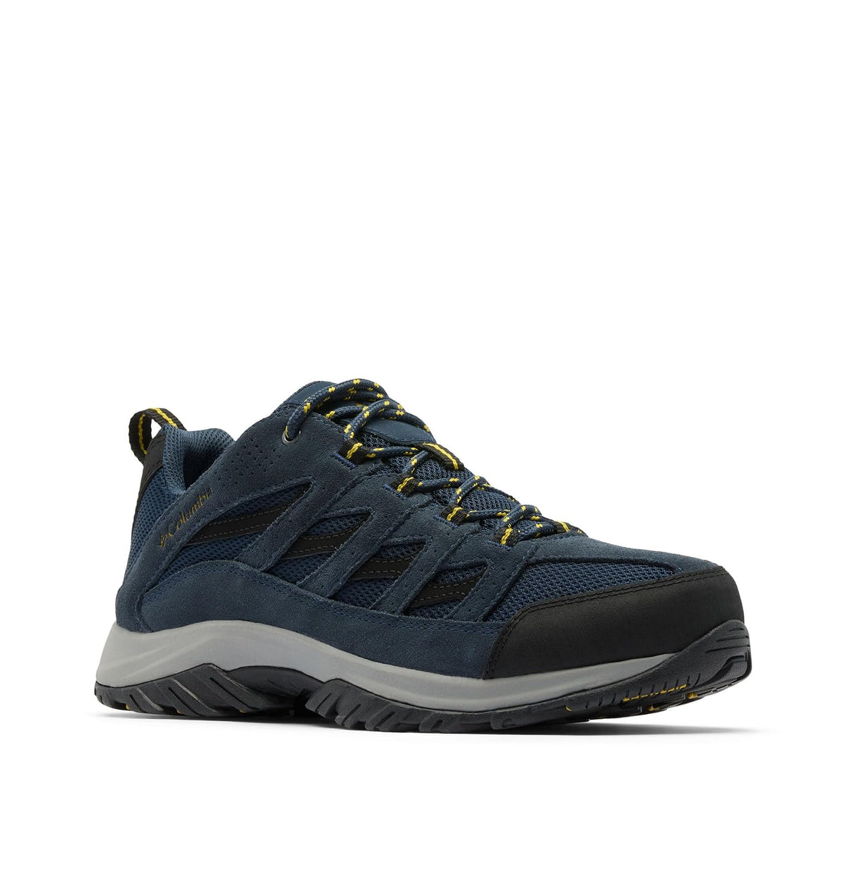 Columbia Crestwood botas de senderismo impermeables para hombre - 25.5 cm - Azul marino universitario - musgo antiguo