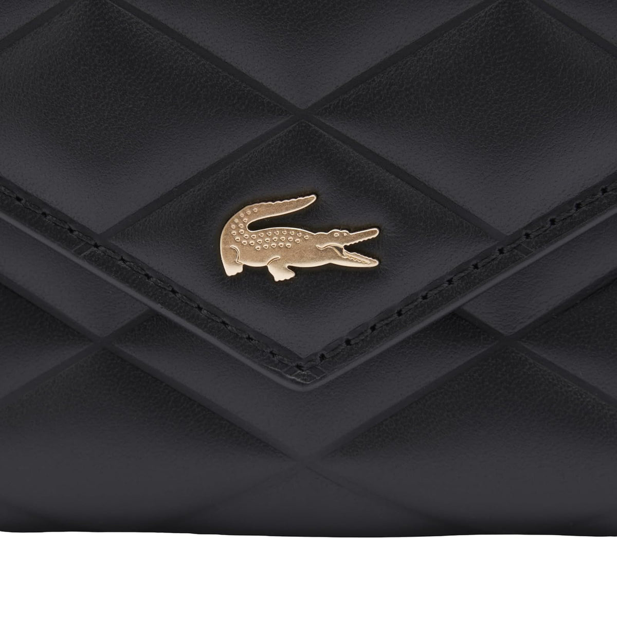 Lacoste Cartera Lacoste cocodrilo para Mujer, Negro, CH
