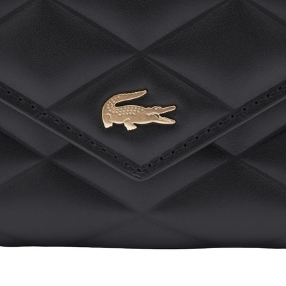 Lacoste Cartera Lacoste cocodrilo para Mujer, Negro, CH