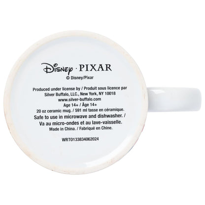 Silver Buffalo Disney Pixar Toy Story Taza de cerámica con diseño de planeta de pizza, 20 onzas