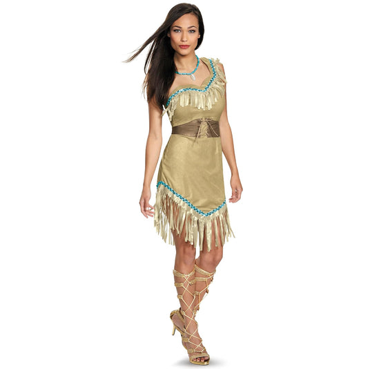 Disguise Women's Pocahontas Deluxe Adult Costume