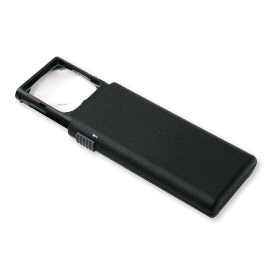 Carson Lumipop Lupa Deslizante Asférica 5X Power LED (LP-66) | 5x - | Lupa deslizante con estuche plástico protector a presión (LP-66)