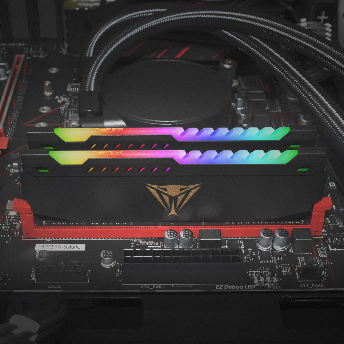 MEM DDR4 Patriot Viper Steel RGB 8gb PVSR48G320C8