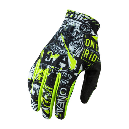 O'NEAL | Fahrrad- & Motocross-Handschuhe | MX MTB DH FR Downhill Freeride | Langlebige, Flexible Materialien, belüftete Handoberseite | Matrix Glove Attack | Unisex