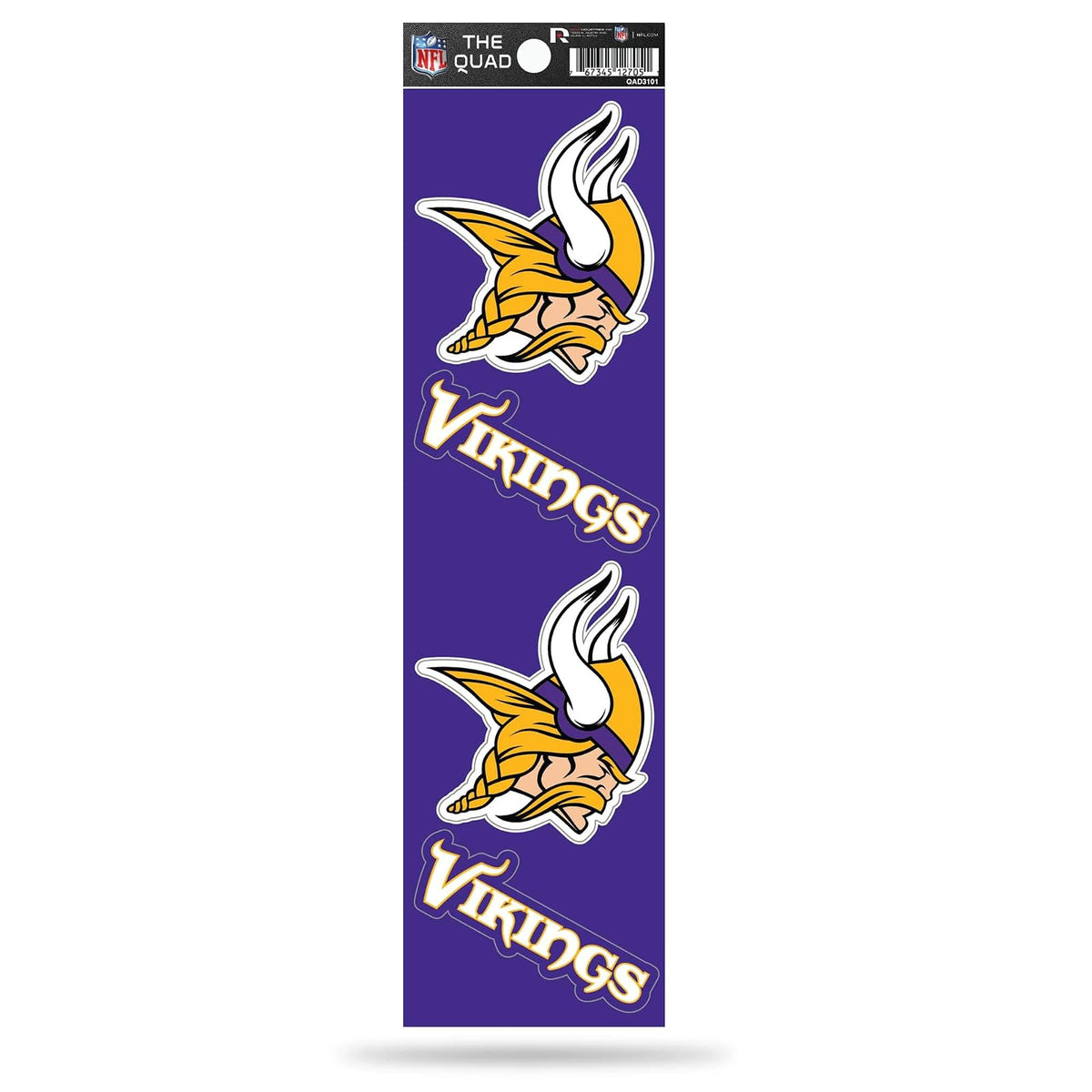 NFL Quad Decal, Negro