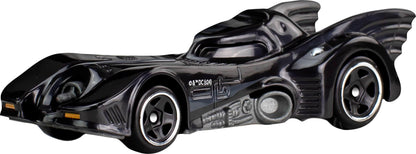 Hot Wheels - Coches de Juguete fundidos a Escala 1:64, Juego de 5 vehículos Batman 85 Aniversario con 5 réplicas Diferentes de Batmobile en Embalaje conmemorativo