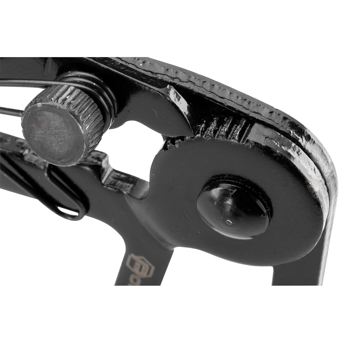 Powerbuilt 643091ECE - Alicates de abrazadera de manguera de ajuste de precisión con mango antideslizante, cable flexible de 24 pulgadas y mecanismo de bloqueo de carraca - Herramienta de abrazadera