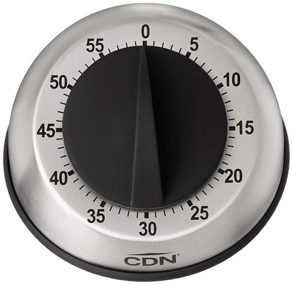 CDN MT1 Heavy Duty Mechanical Timer, Silver