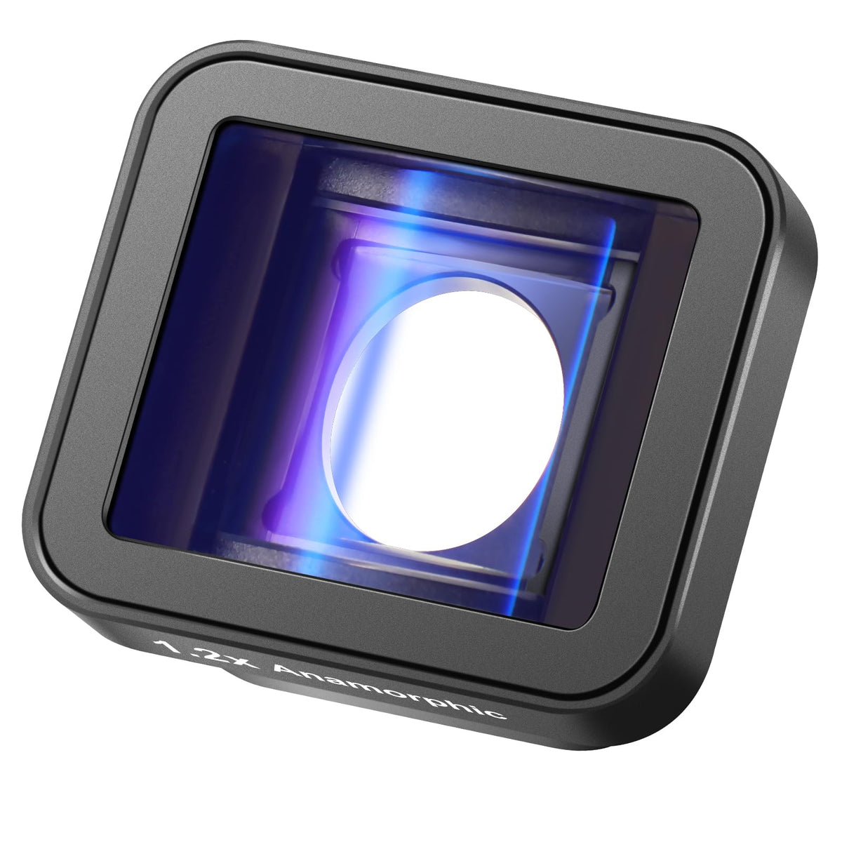 NEEWER 1.2X Lente Anamórfica Compatible con GoPro Hero 12, 11, 10 y 9 (Negro), Efecto Cinematográfico Panorámico con Destellos Azules, Lente Optica HD Multicapa Antirreflejos, LS-56