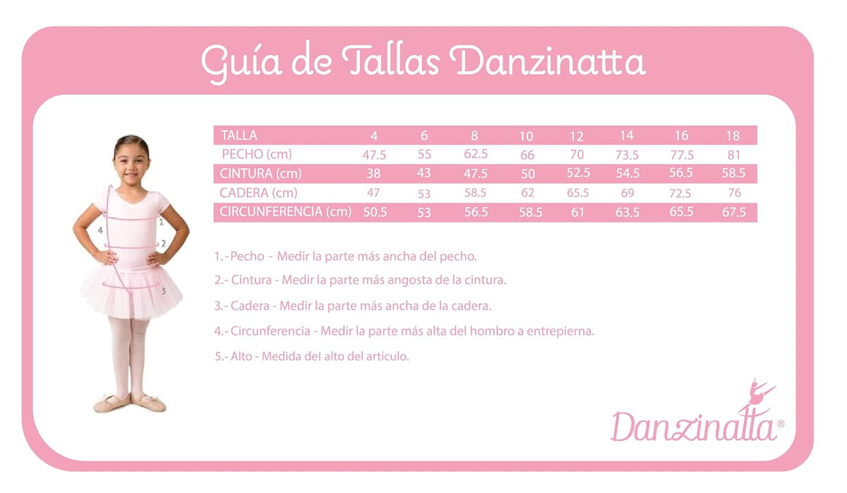 DANZINATTA Ballet Leotardo Niñas