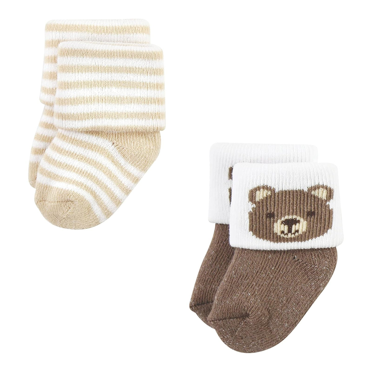 Hudson Baby Cotton Rich Newborn and Terry Socks Calcetín casualbebés niñas