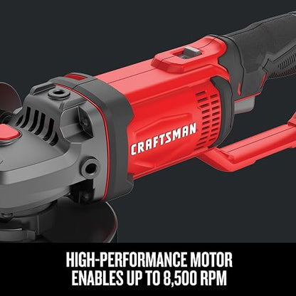 CRAFTSMAN Esmeriladora Angular de 4-1/2 Pulgadas 20V Inalámbrica sin Bateria Inluida CMCG400B