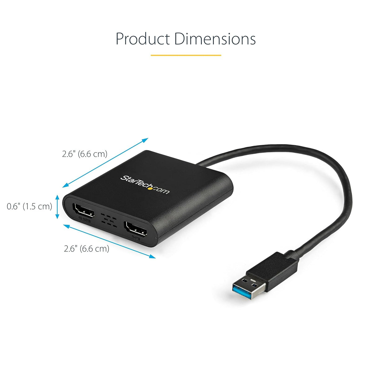 StarTech USB32HD2 Adaptador de Vídeo USB