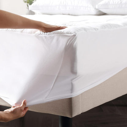 Defend-A-Bed Classic Brands Ultimate Alternative Protector de colchón Acolchado, tamaño Queen