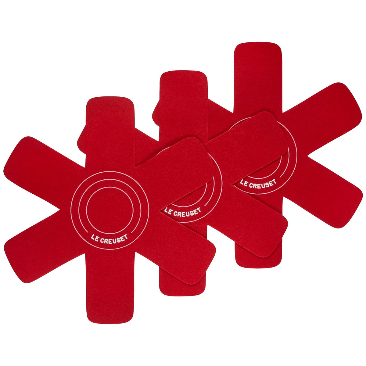 Le Creuset - Juego de 3 Protectores de Utensilios de Cocina de Fieltro