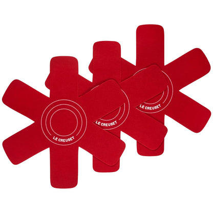 Le Creuset - Juego de 3 Protectores de Utensilios de Cocina de Fieltro