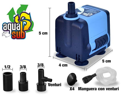AQUASUB Aqua-Kril 4207 Bomba Agua 450 L/H .90M 6.5W