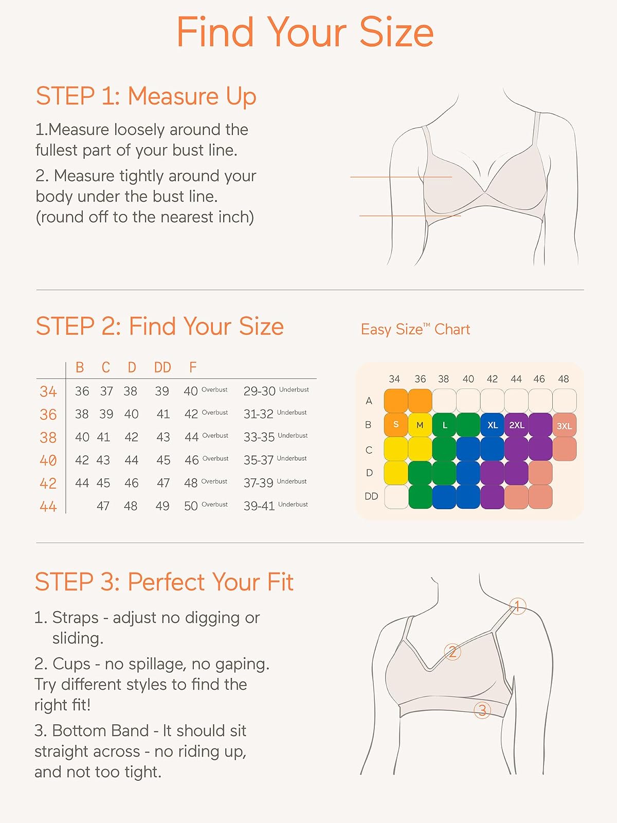Warner'S Blissful Benefits - Brasier con Aros para Mujer