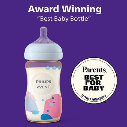 Philips Avent SCY943/02 - Biberón natural con pezón de respuesta natural, 9 onzas, 2 unidades