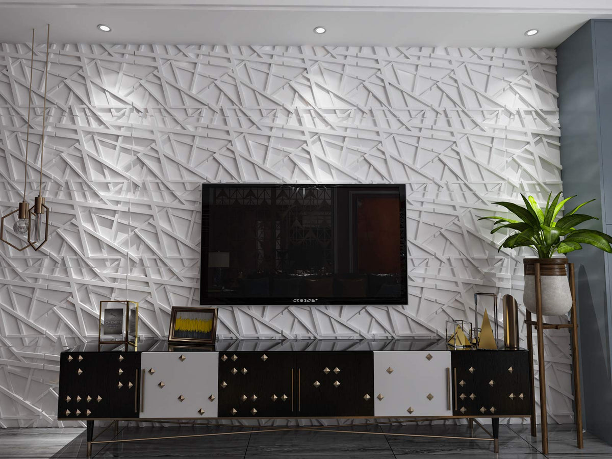 Art3d A10045 - Paneles de pared 3D, color blanco