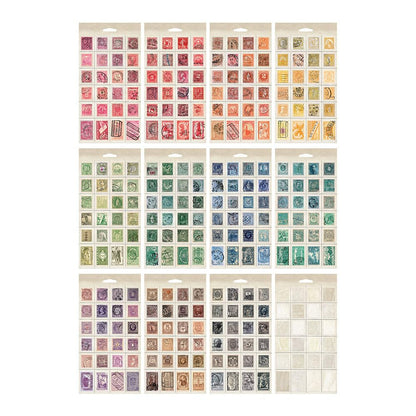 Tim Holtz Iddeaology - Libro de pegatinas con postales