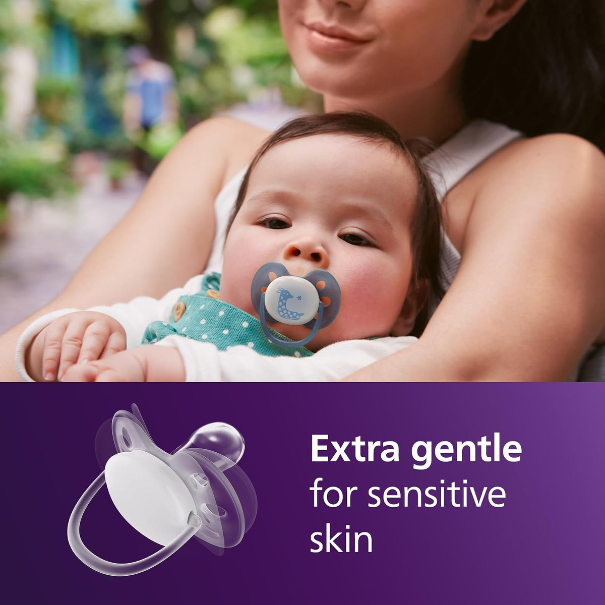 Philips Avent SCF094/10 - Chupón ultra suave, 6-18 m, día/noche, SCF094/10