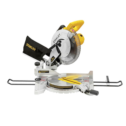 STANLEY Sierra de Inglete Compuesta 10" (254mm) Potencia Profesional de 1800W para Cortes Precisos y Exigentes, SM161-B3 (modelo más reciente)