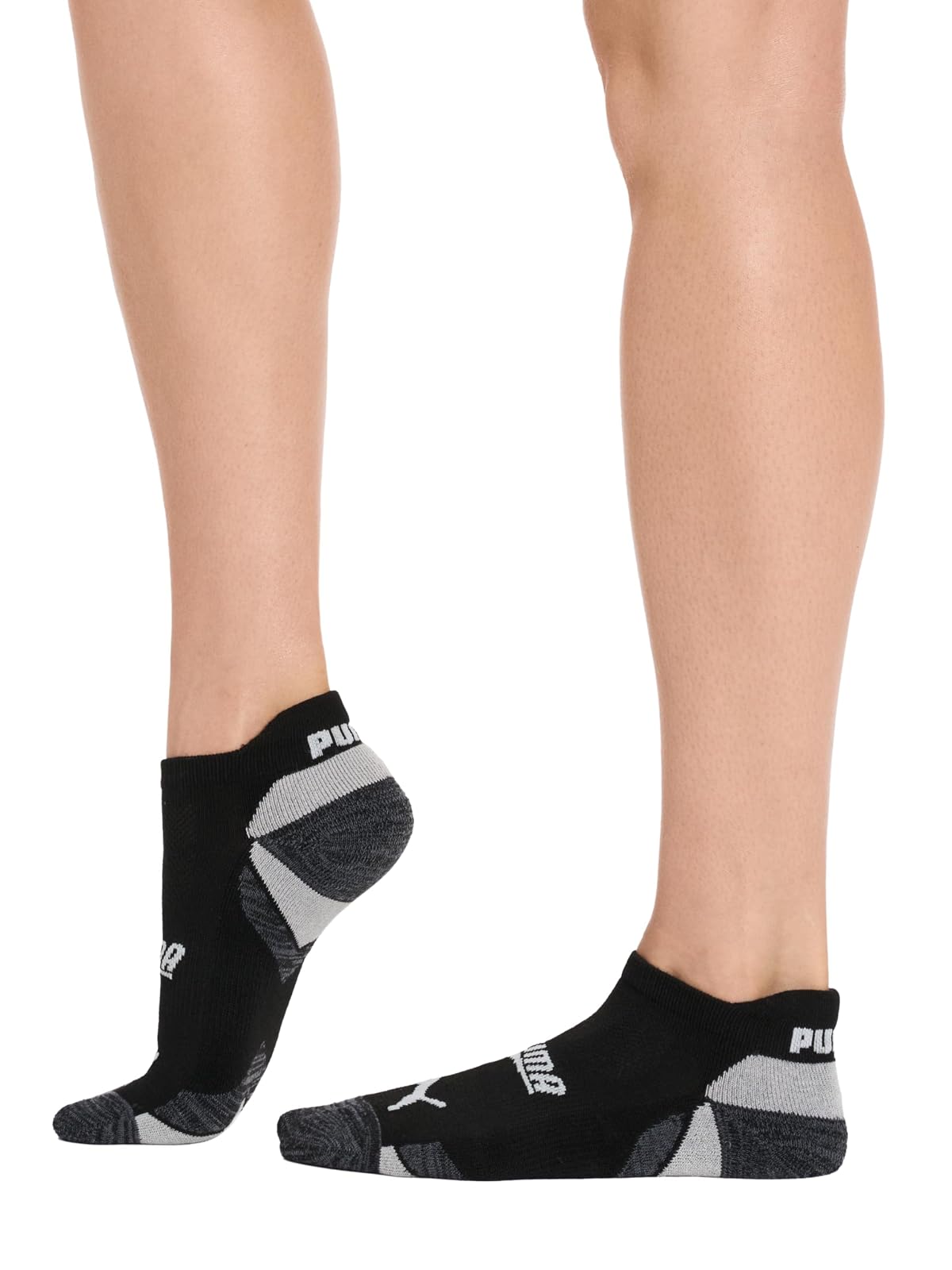 Puma - Calcetines de corte bajo para mujer, 6 unidades