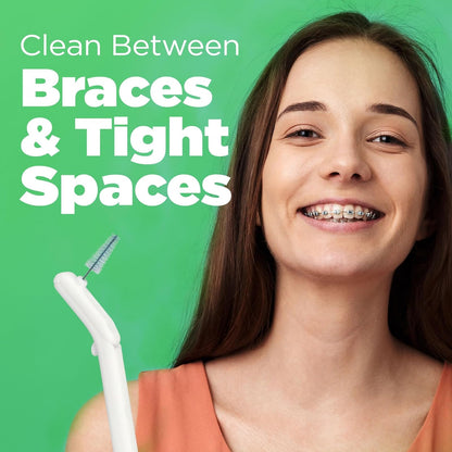 GUM Proxabrush Go-Betweens Recambios de cepillo para polvo interdental, ajustado, 48 Refills