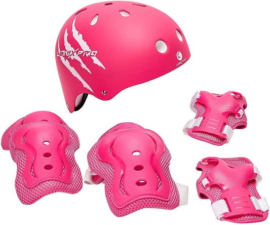 Lionix Pro - Set de Protecciones y Casco, Talla Infantil