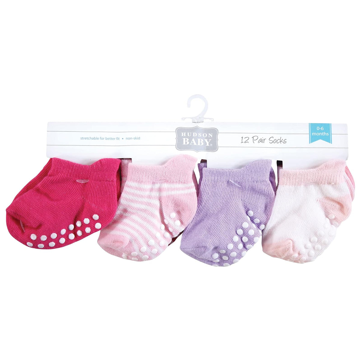 Hudson Baby Non-skid No-show Socks Calcetines bebés niños