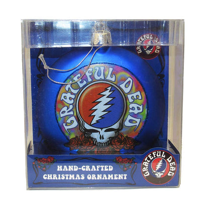 Kurt Adler GD4143 Glass Grateful Dead Disc Ornament, 100mm