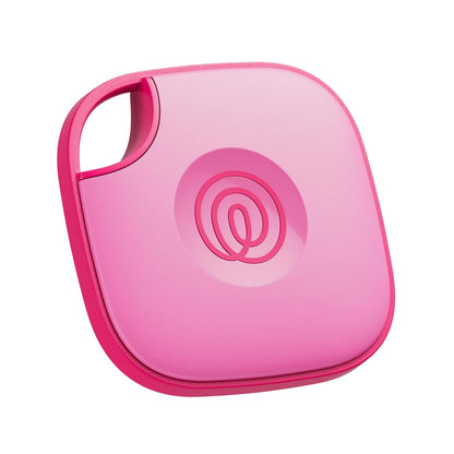 Life360 Tile Localizador Bluetooth para Llaves y Objetos, Compatible con iOS y Android - Pink Punch - Paquete de 1
