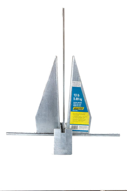 Seachoice Deluxe Anchor - Acero galvanizado en Caliente - Varios tamaños