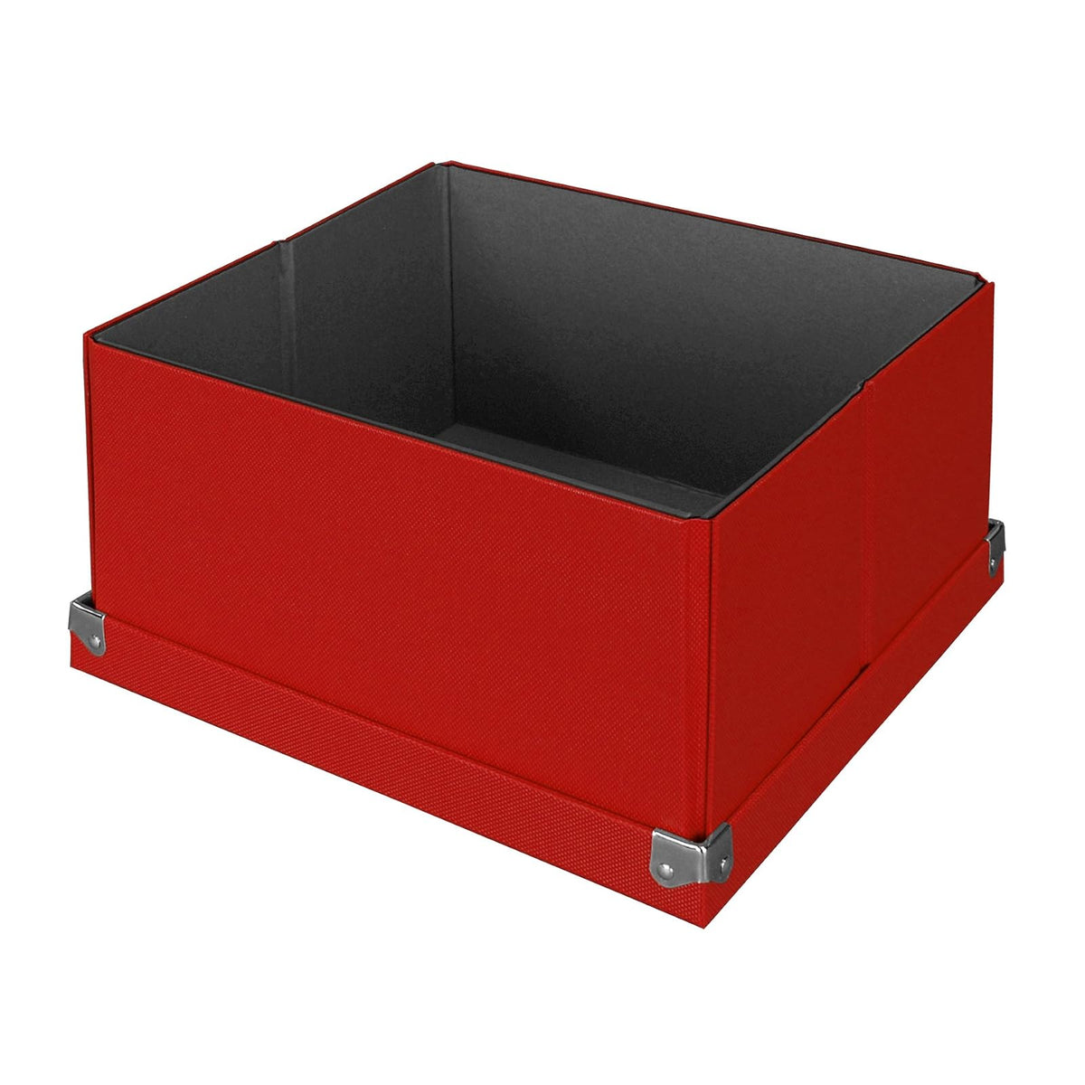 Samsill PNS-02-LS-RD Caja de Almacenamiento y Archivo, 9.75 x 9.75 x 5.75, color Rojo