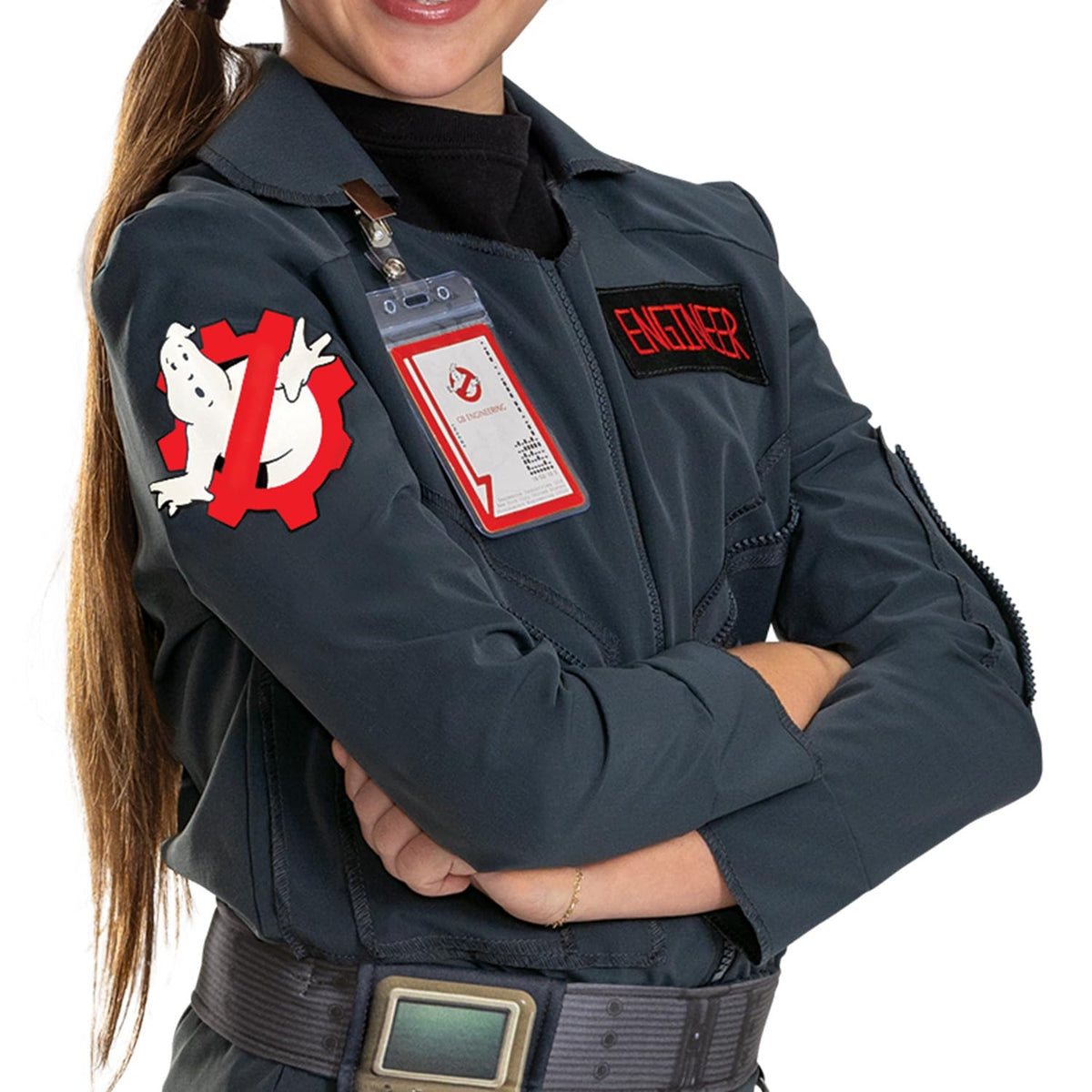 Disfraz de Cazafantasmas Disguise para niños, disfraz oficial de lujo de los Cazafantasmas Frozen Empire Disfraz de Halloween, talla infantil (7-8)