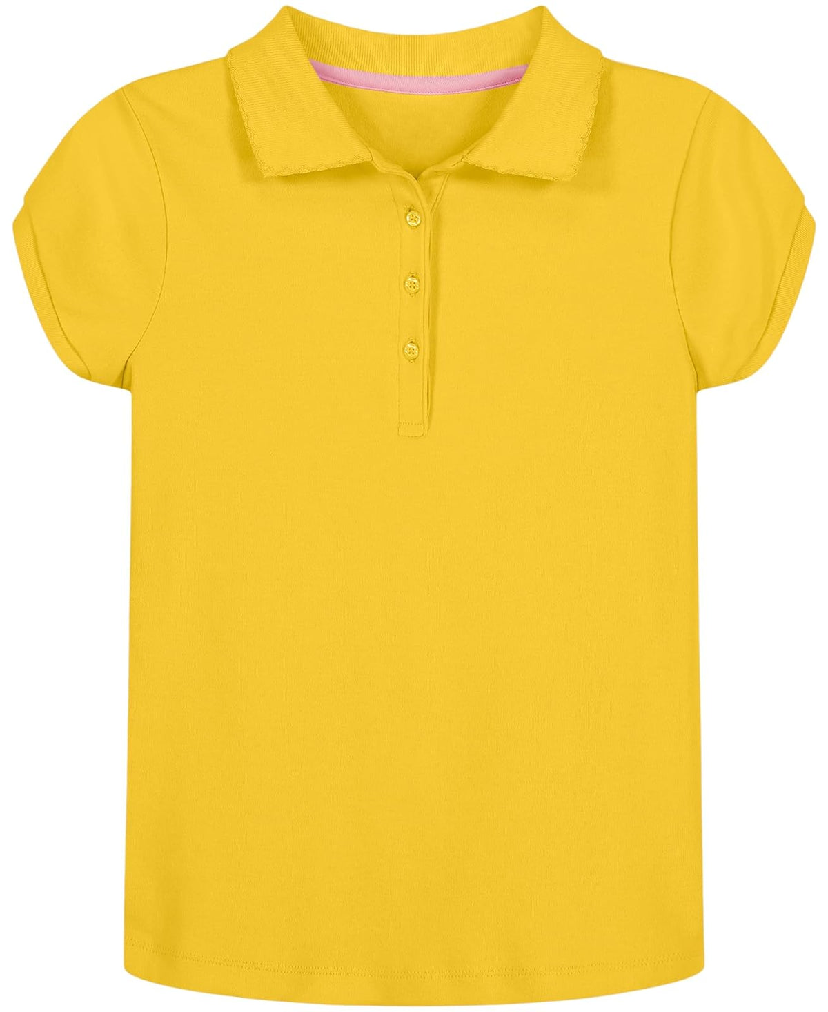 Nautica Polo de piqué de Manga Corta para Uniforme Escolar Polo para Niñas