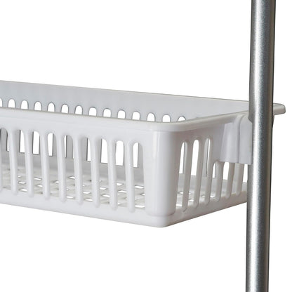 Household Essentials - Cesta organizadora de 6 Niveles en Blanco