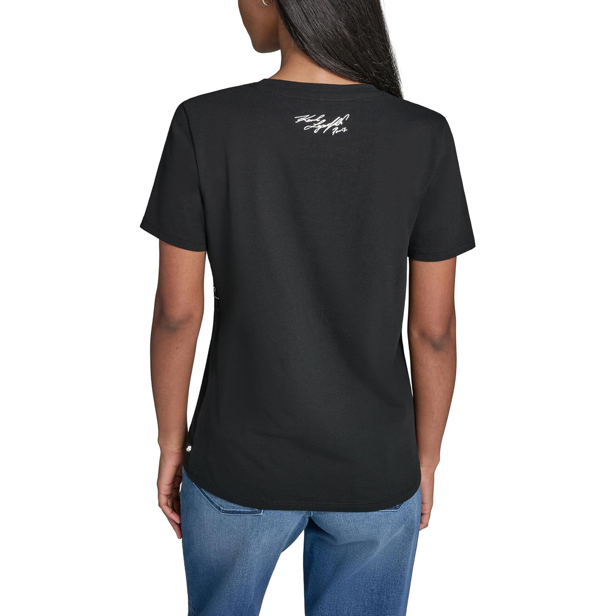 Karl Lagerfeld - Playera caprichosa con Logotipo de Paris City para Mujer
