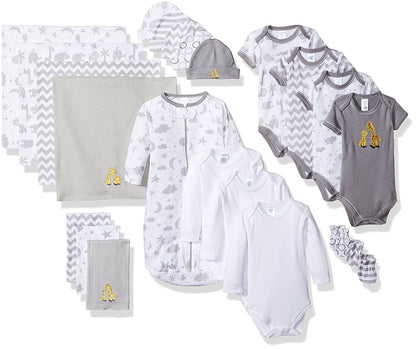 Spasilk Baby Essential - Juego de 23 Piezas para recién Nacidos y bebés, 0-6 Meses
